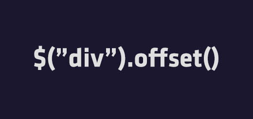 jQuery offset()